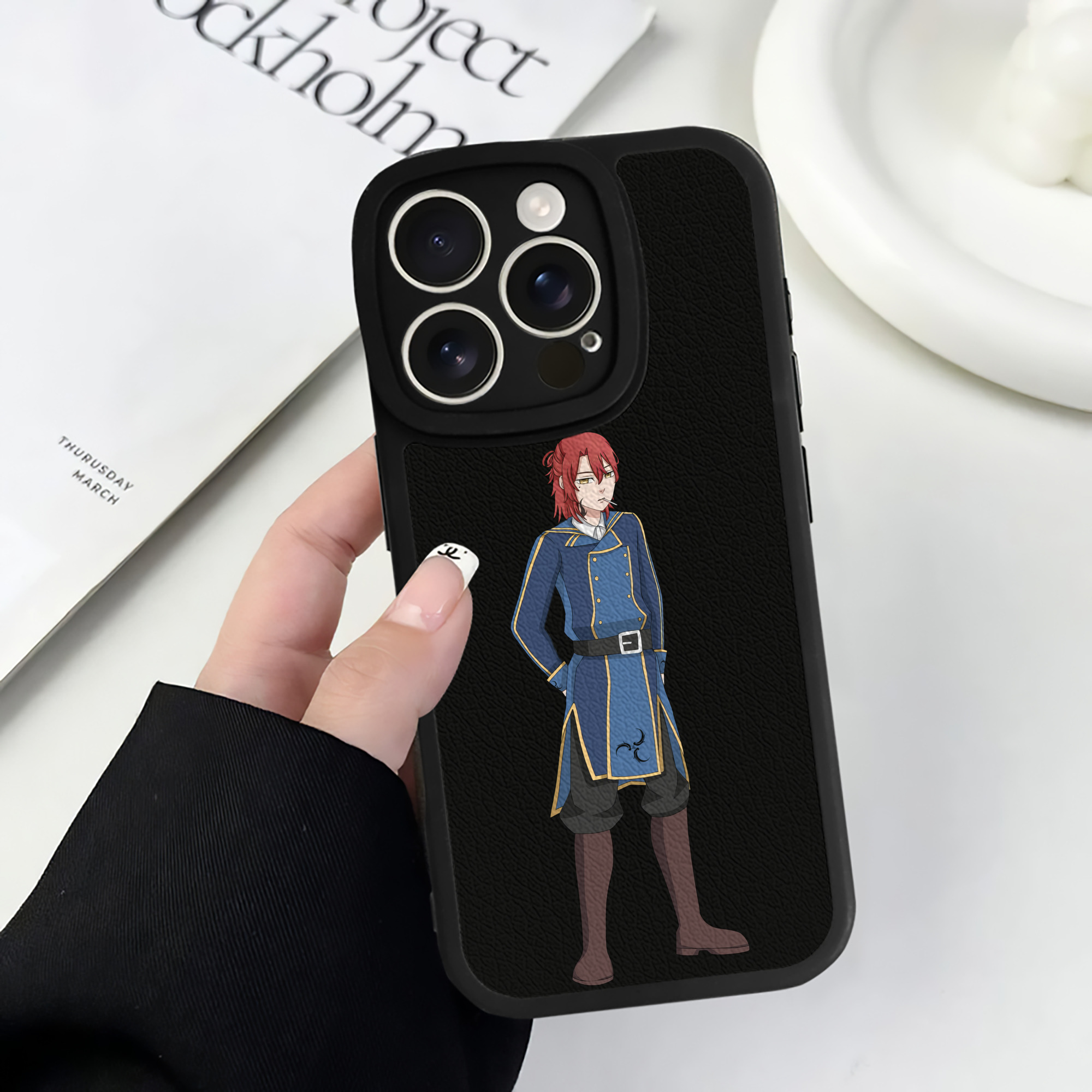 （画像用） 東京リベンジャーズ Tokyo Revengers 【iPhone 16シリーズ対応】シリコンスマホケース（レザー調） 材質：シリコン
